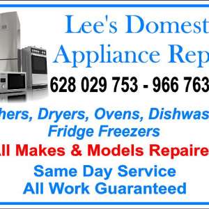 Lee's domestic appliance repairs
