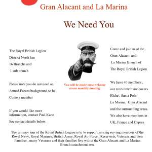 Gran Alacant and La Marina Royal British Legion