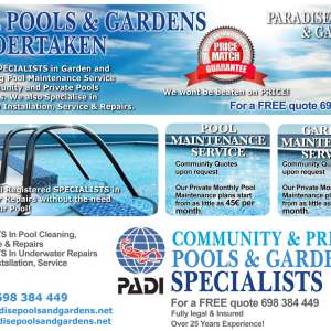 PARADISE POOLS AND GARDENS